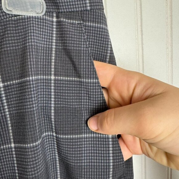 Roundtree & York Performance Grey Plaid Men's Golf Shorts O20 - Picture 2 of 5